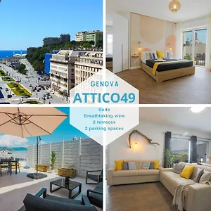 Attico Luxury Con Parcheggio E Terrazza Vista Mozzafiato , Genova Italia